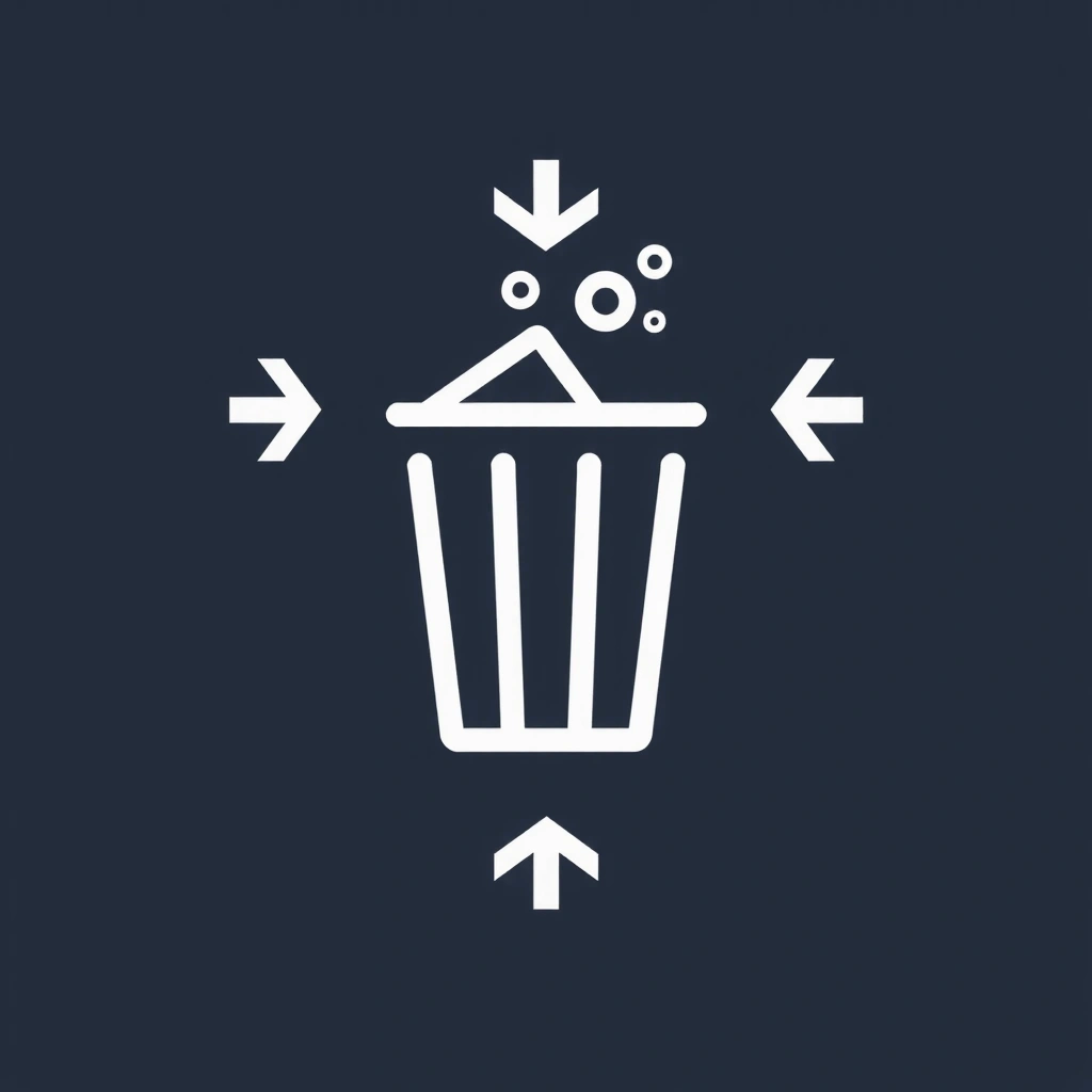 Iconiță pentru ștergerea datelor